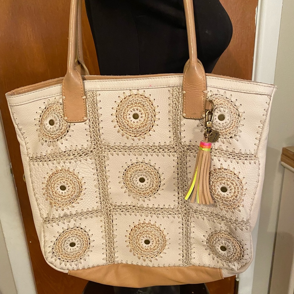 The Sak crocheted collective shoulder bag